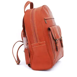 Leather backpack
