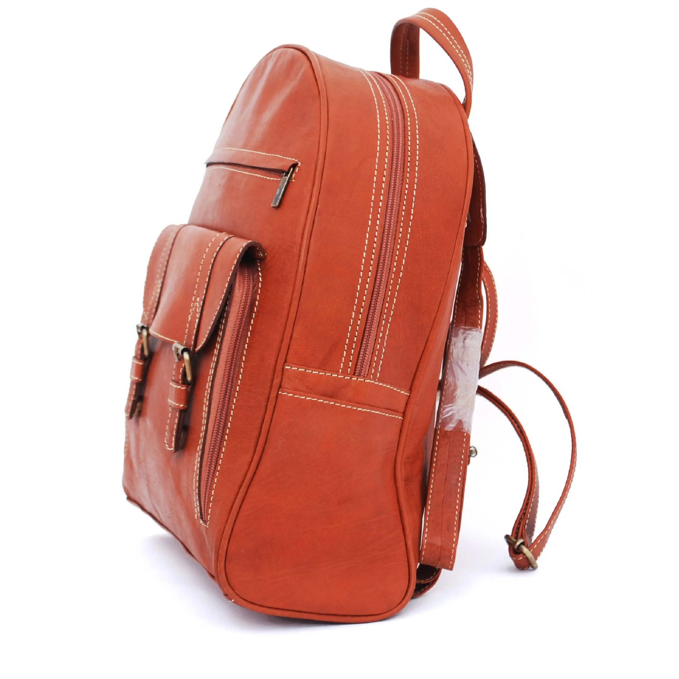 Leather backpack
