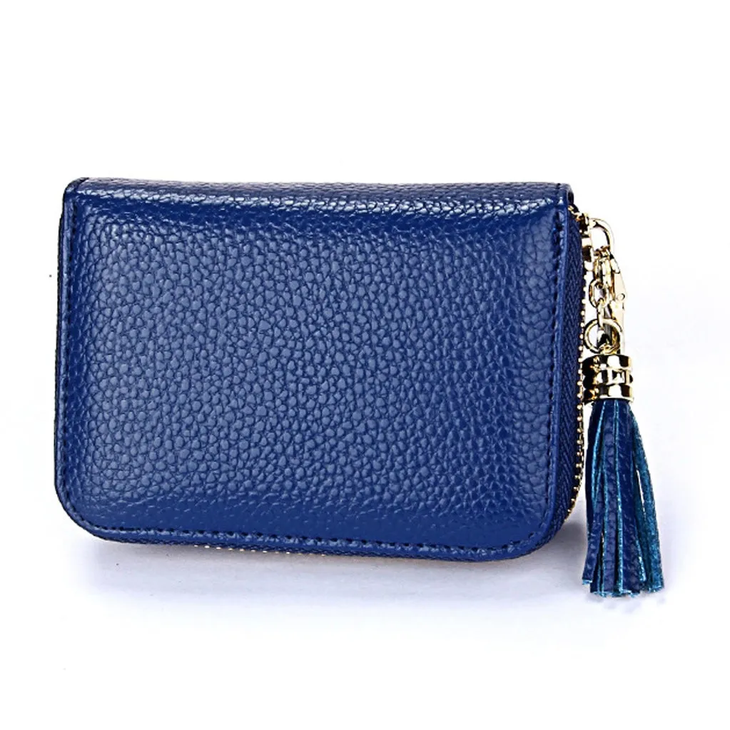LEATHER RFID CARD HOLDER