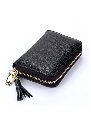 LEATHER RFID CARD HOLDER