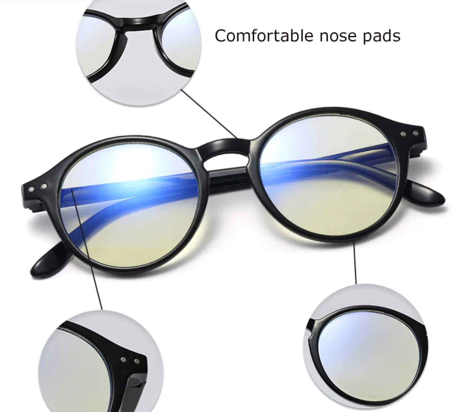 Lentes Anti Fatiga Blue Light Blocking TR90 Cavill Clark Kent Unisex Eyewear