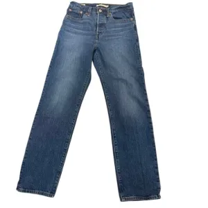 Levi’s Premium High Rise Wedgie Straight Button Fly NWOT Size 26 Jeans