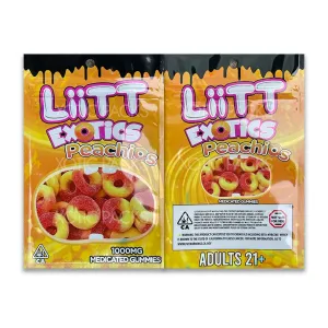 Liit Exotics Peachios Mylar Bag 1000 MG