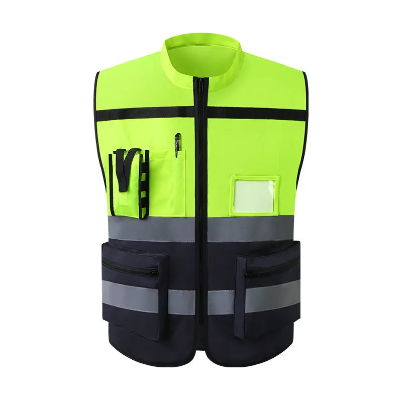 LIKAI Reflective Vest Construction Protective Clothing Leadership Jacket