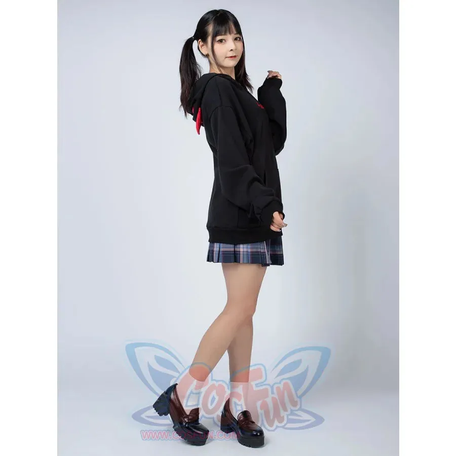 Little Devil Wings Character Oversize Hoodie Sweatshirt mp005920