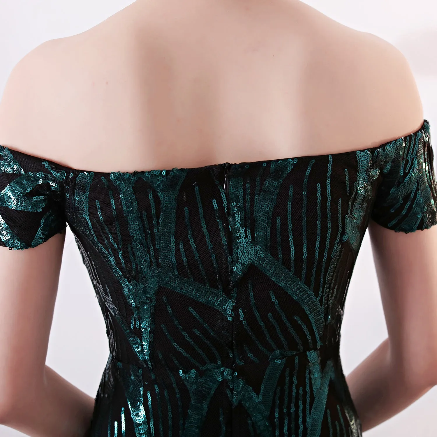 Long Mermaid Sequined Evening Gown Slim Slim Party Dress