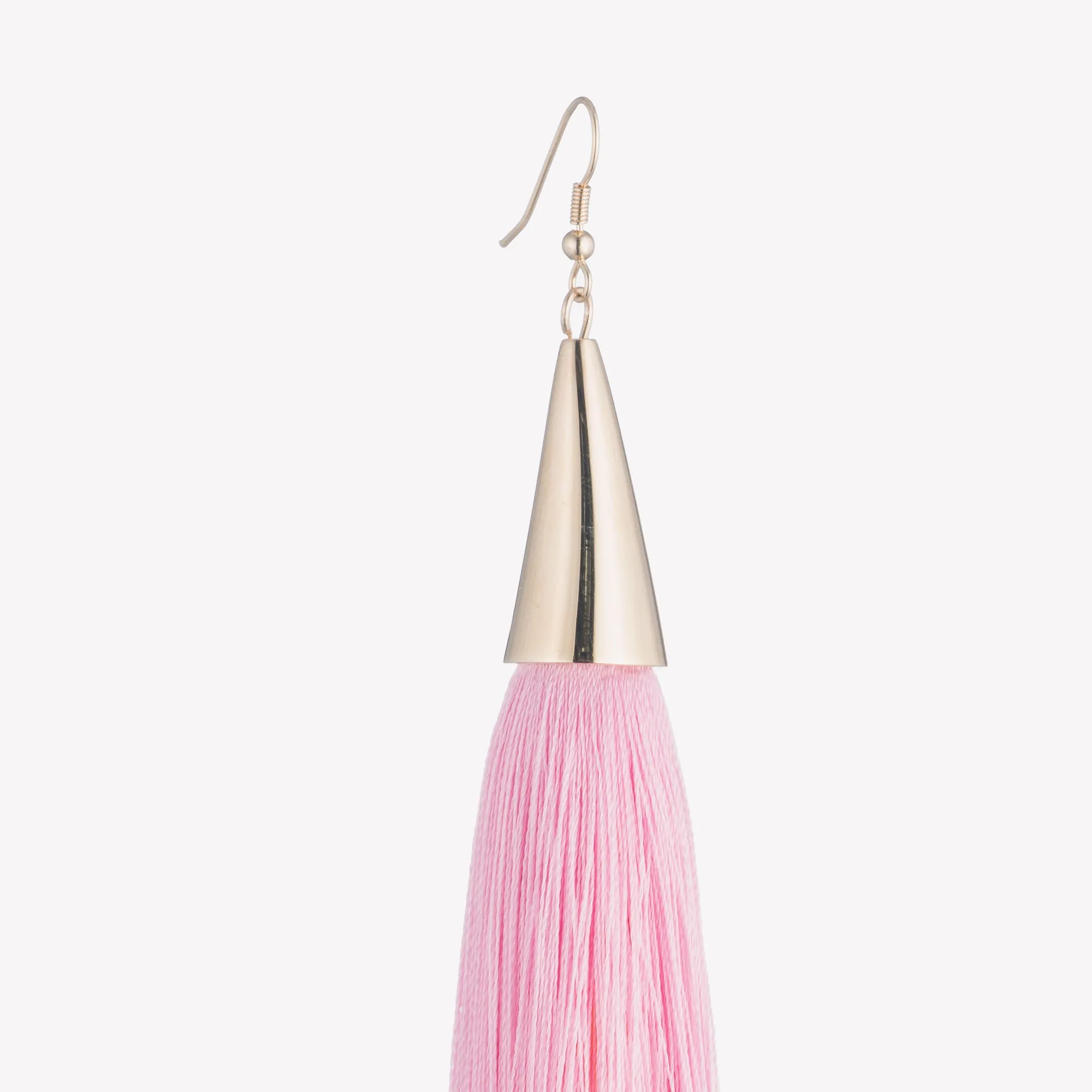 LONG SILK TASSEL EARRINGS