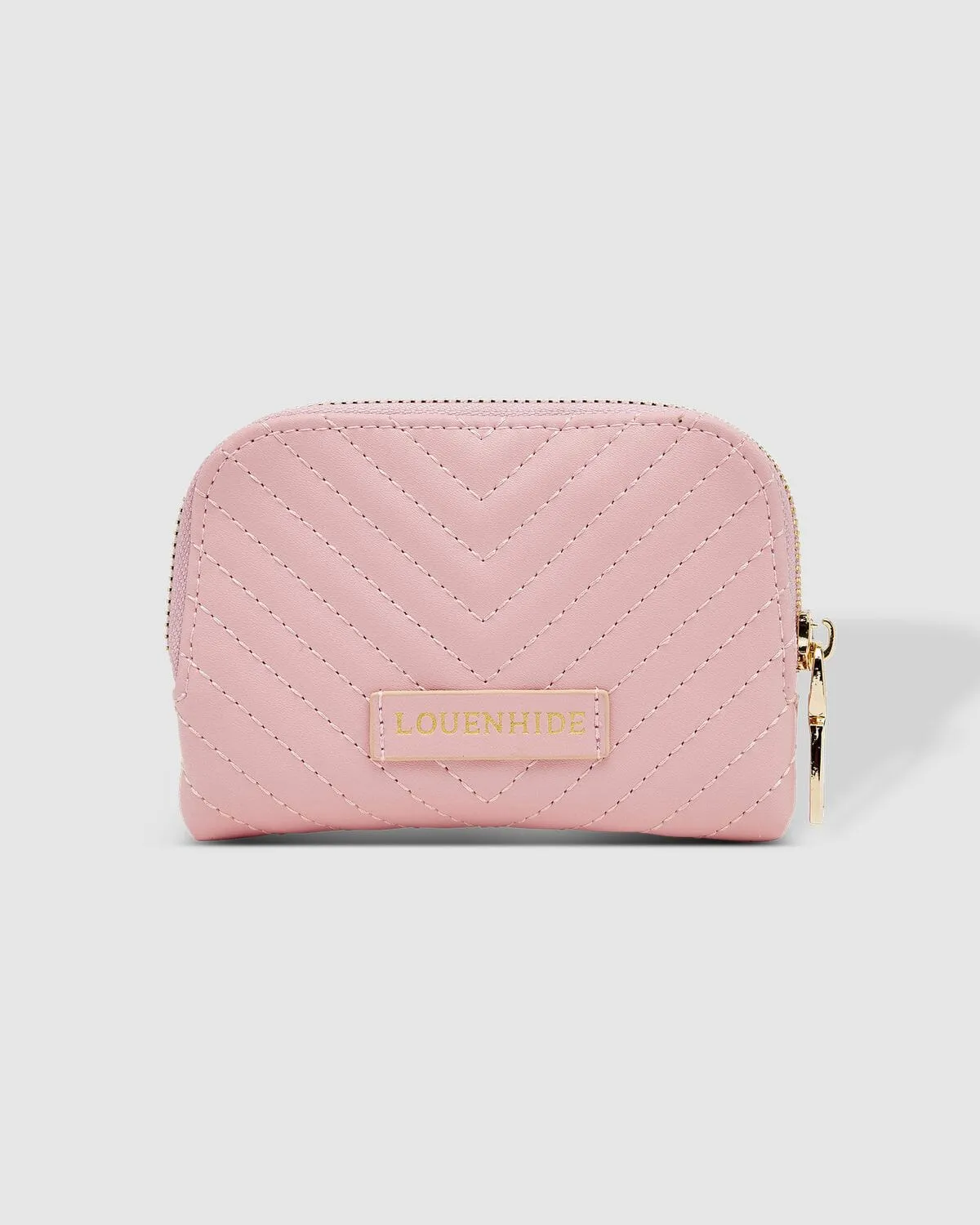 LOUENHIDE Nina Quilted Purse - Pale Pink