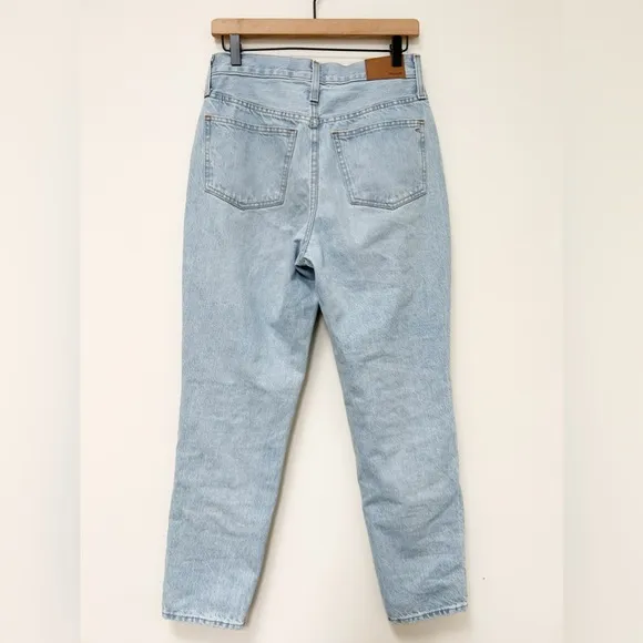 Madewell Perfect Vintage Jean Grandbay Wash: Ripped Edition Light Wash Slim 26