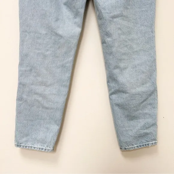 Madewell Perfect Vintage Jean Grandbay Wash: Ripped Edition Light Wash Slim 26