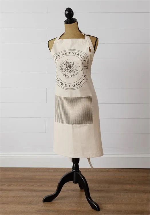 Market Street Flower Shoppe Botanical Apron