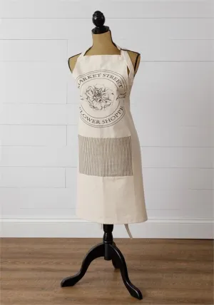 Market Street Flower Shoppe Botanical Apron