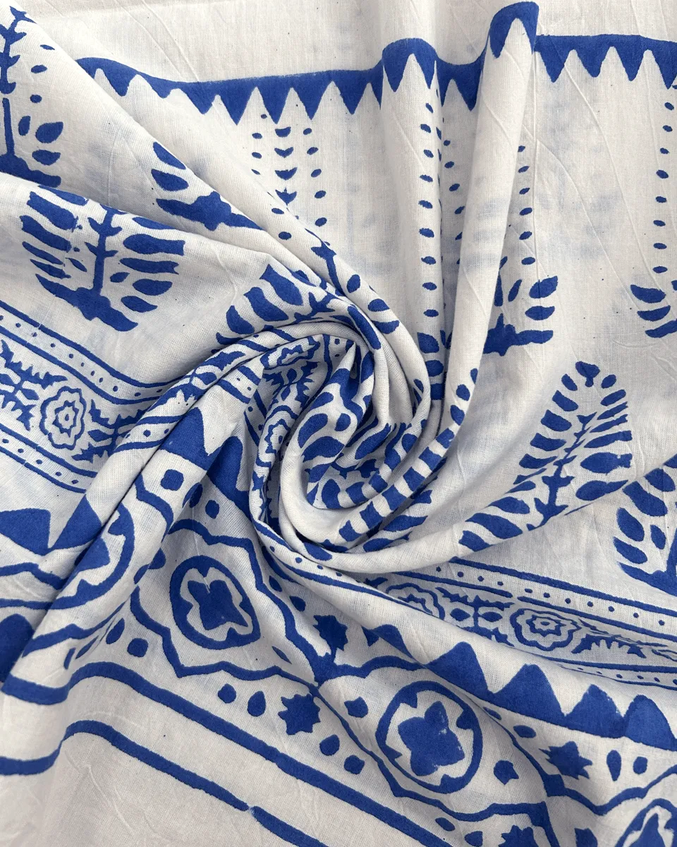 Mehuli Blockprinted Cotton Kurta Set - BGVL