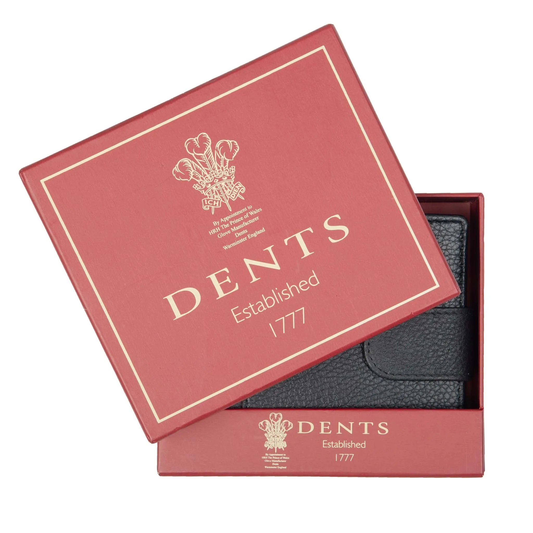 Men's Pebble Grain Leather Bifold Wallet with RFID Blocking and Coin Purse