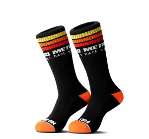 Method Classic Stripes Logo Performance Socks | Black