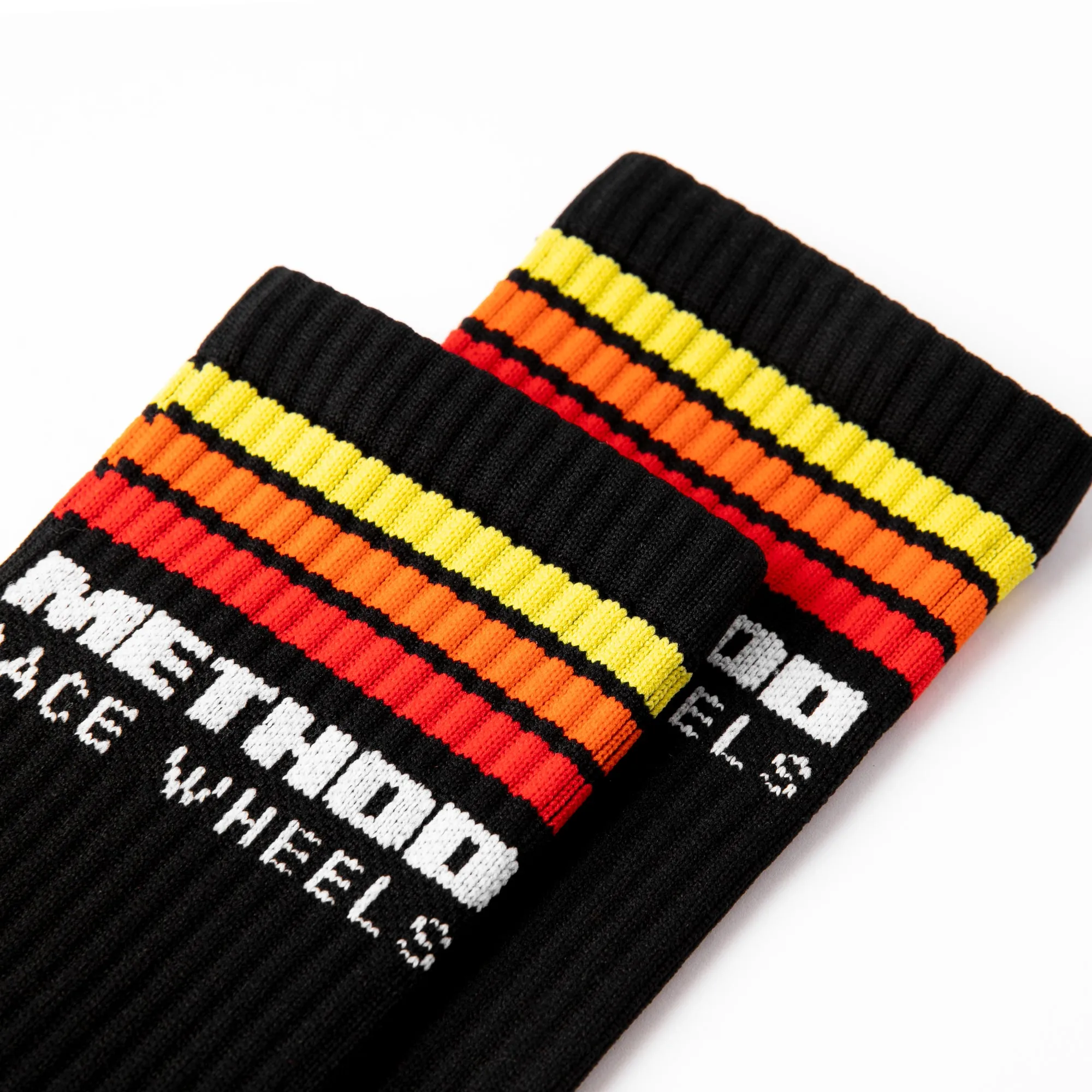 Method Classic Stripes Logo Performance Socks | Black