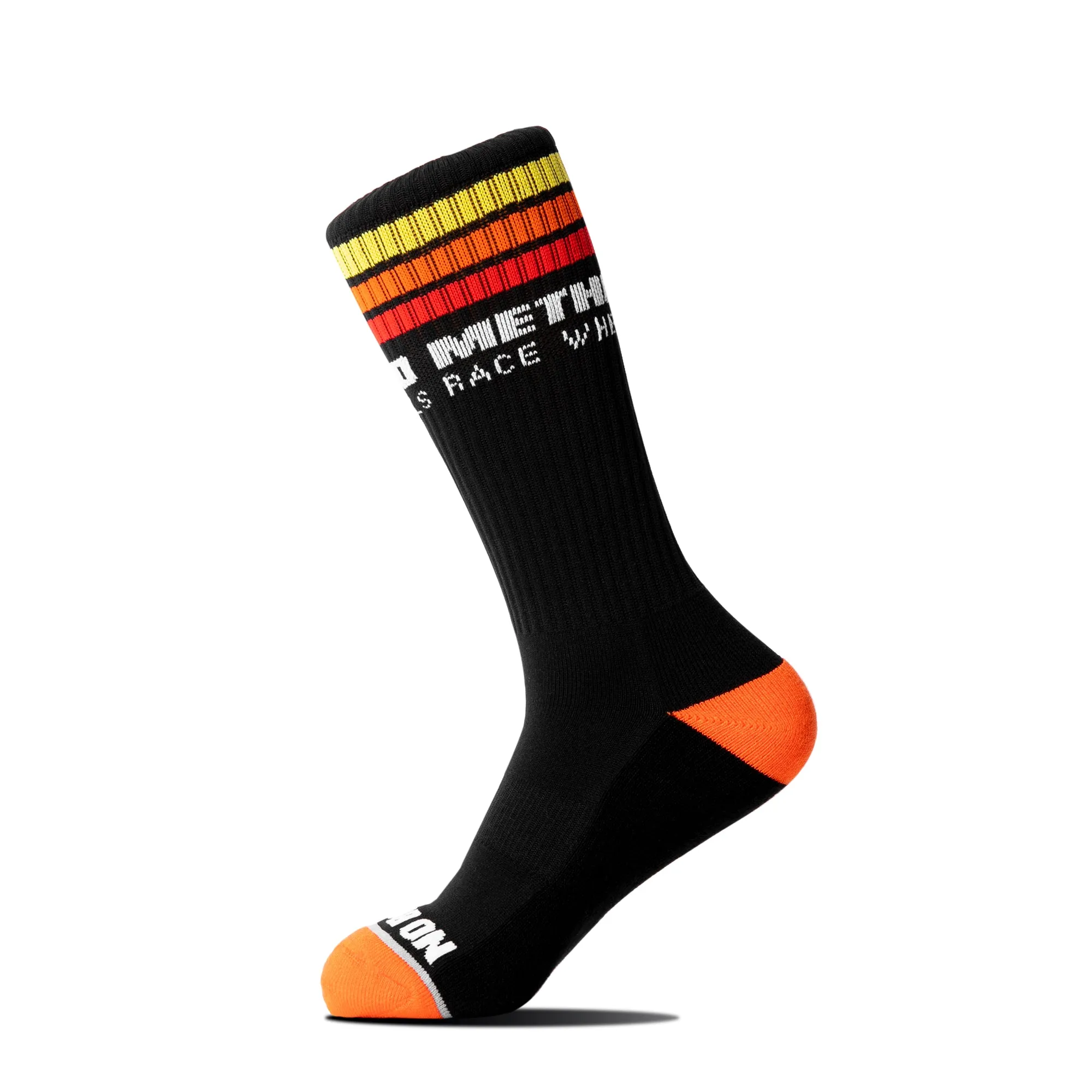 Method Classic Stripes Logo Performance Socks | Black