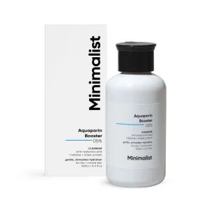 Minimalist 5% Aquaporin Booster Cleanser For Dry Skin with Hyaluronic Acid, Hydrating, Sulphate Free, Non- drying, Face Wash For Women & Men (100 ml)
