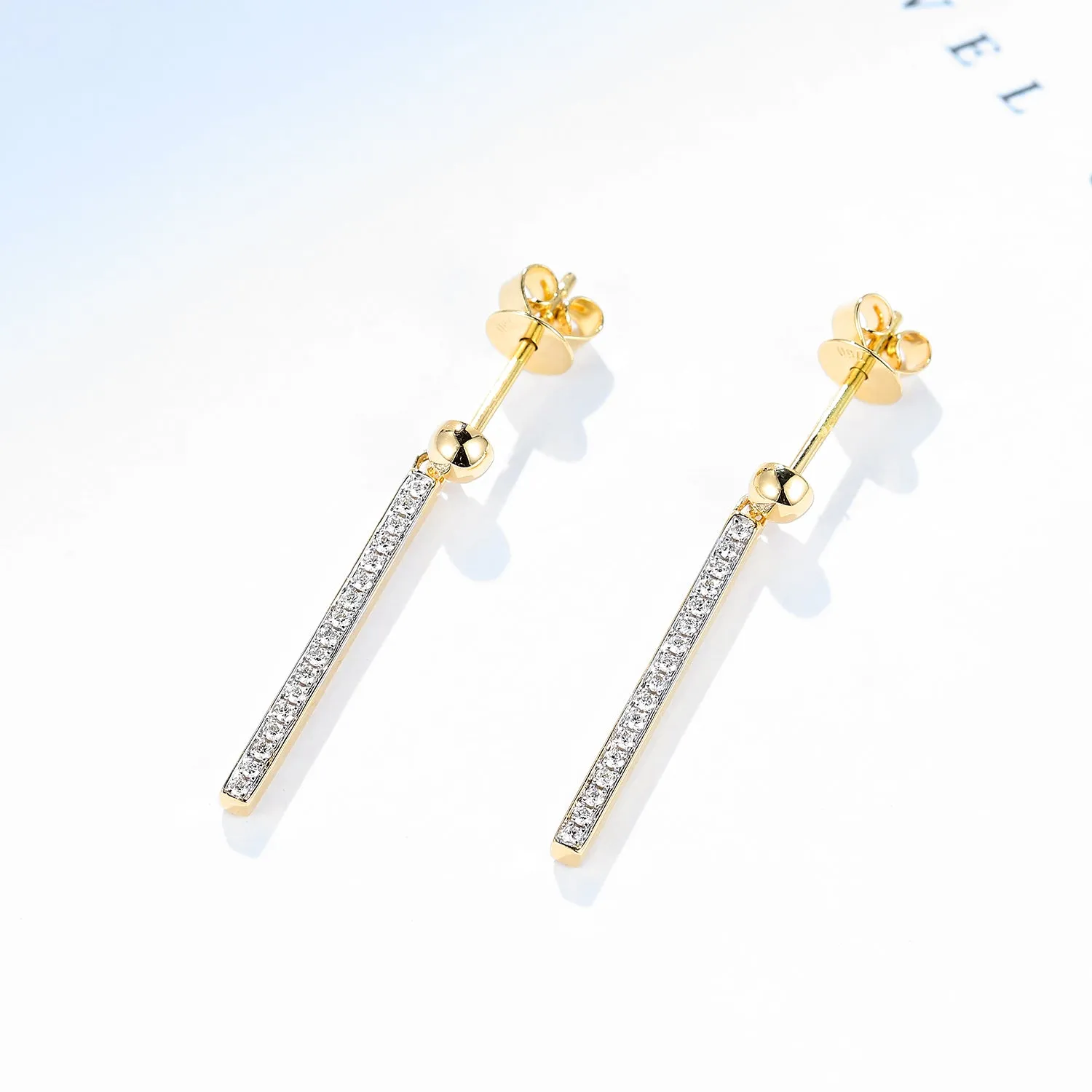 Minimalist Bar Dangle Earrings