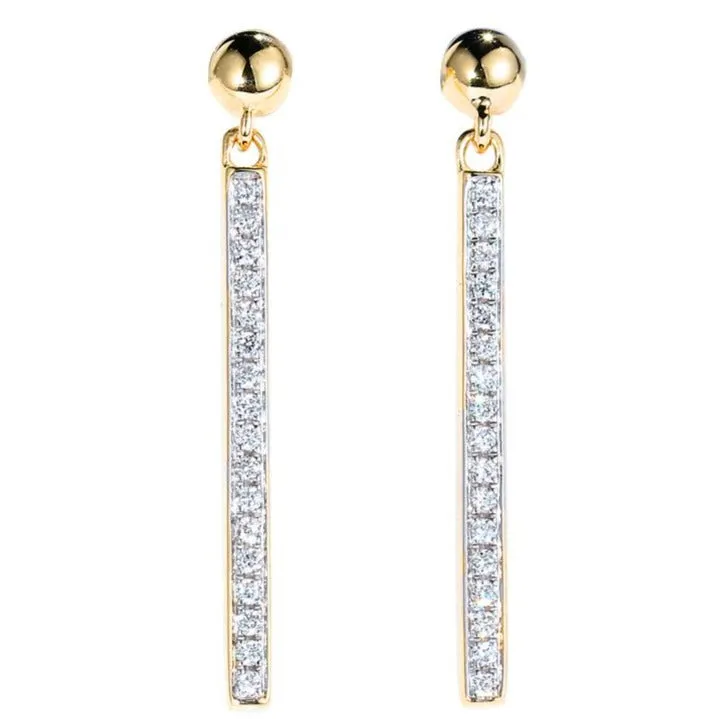 Minimalist Bar Dangle Earrings