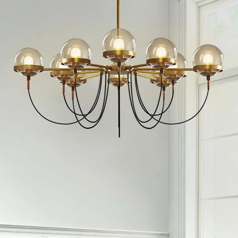 Minimalist Glass Chandelier