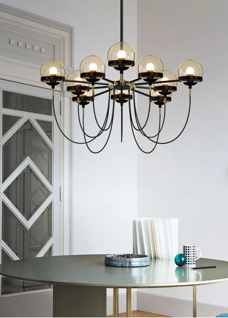 Minimalist Glass Chandelier