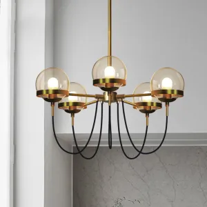 Minimalist Glass Chandelier