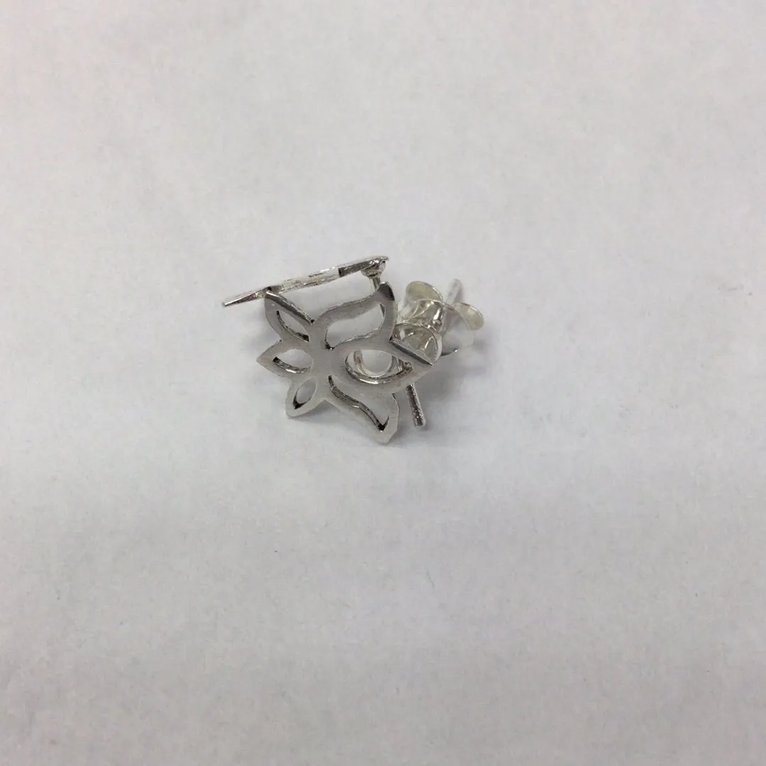 Minimalist Lotus earrings