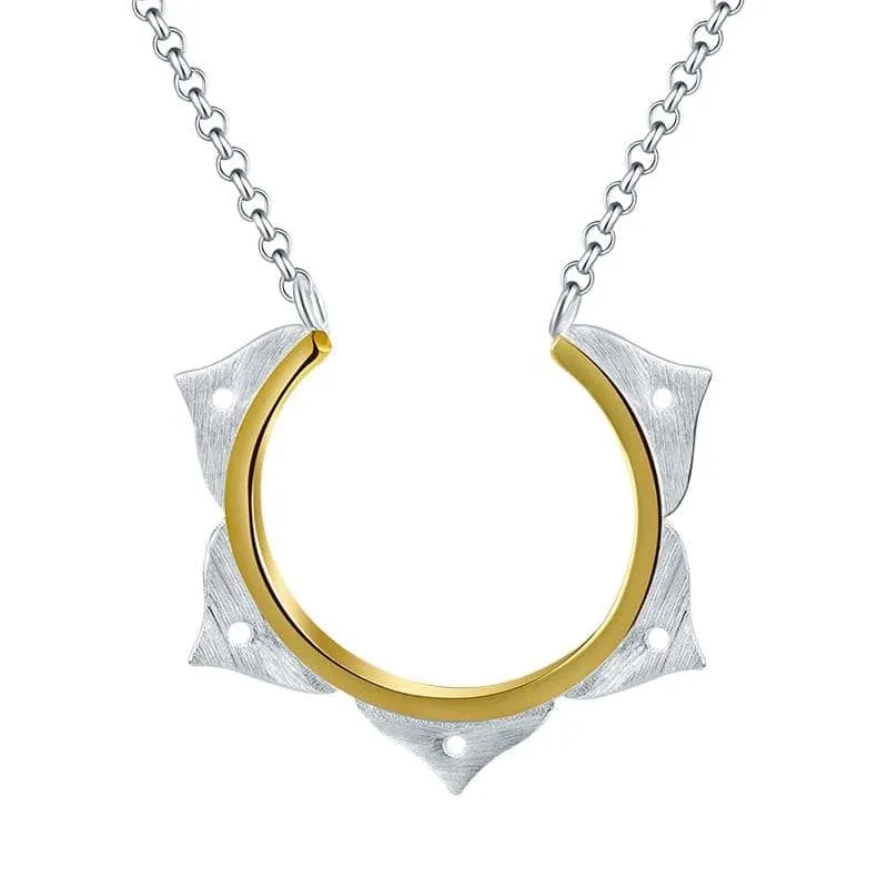 Minimalist Lotus Flower Necklace