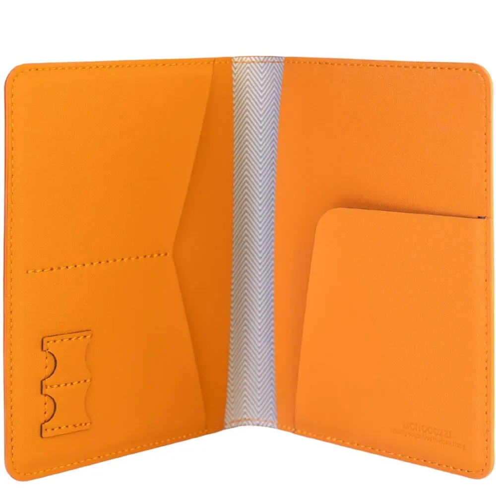 Monocozzi LUCID Refined | Biodegradable Leather Slim Passport Holder (with RFID)
