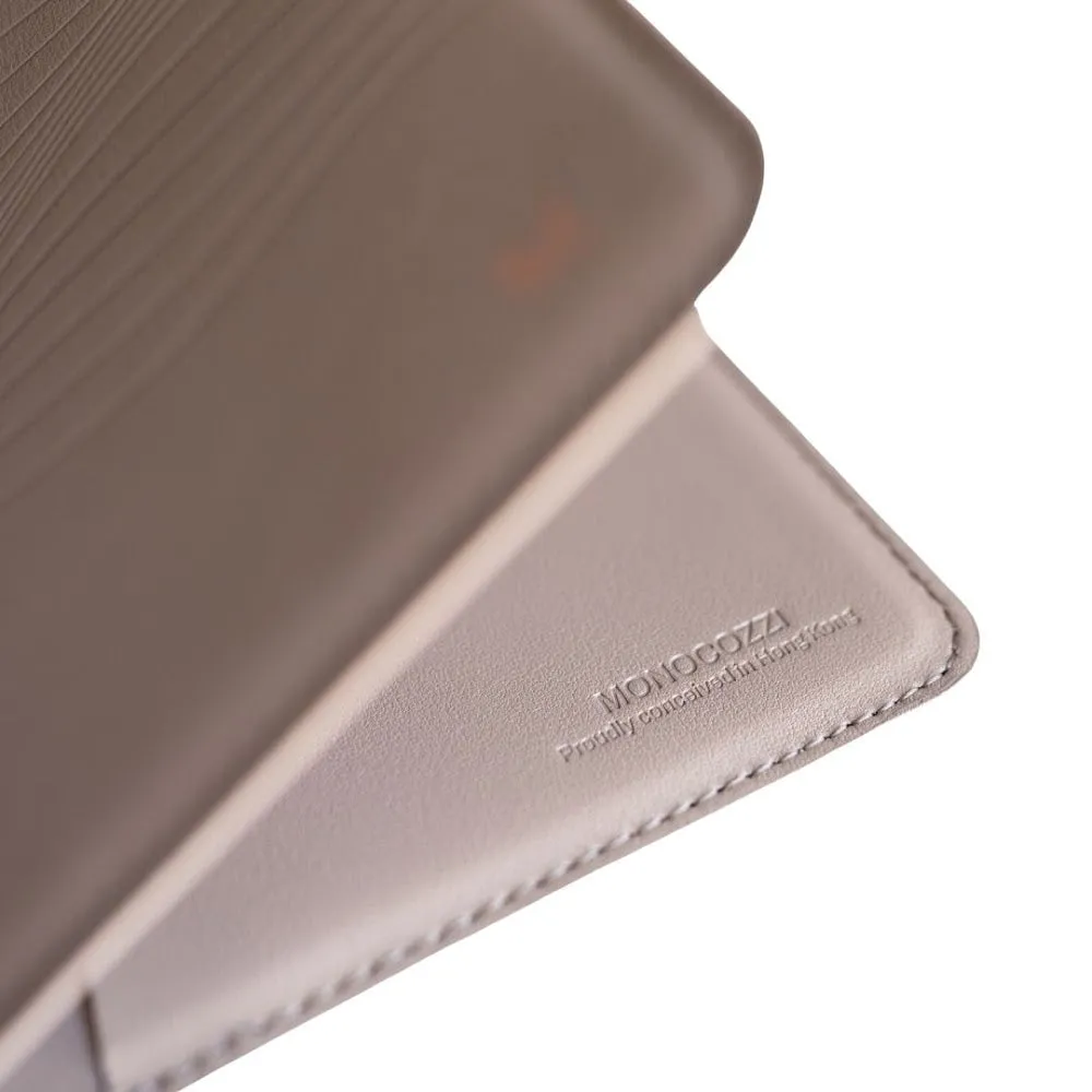 Monocozzi LUCID Refined | Biodegradable Leather Slim Passport Holder (with RFID)