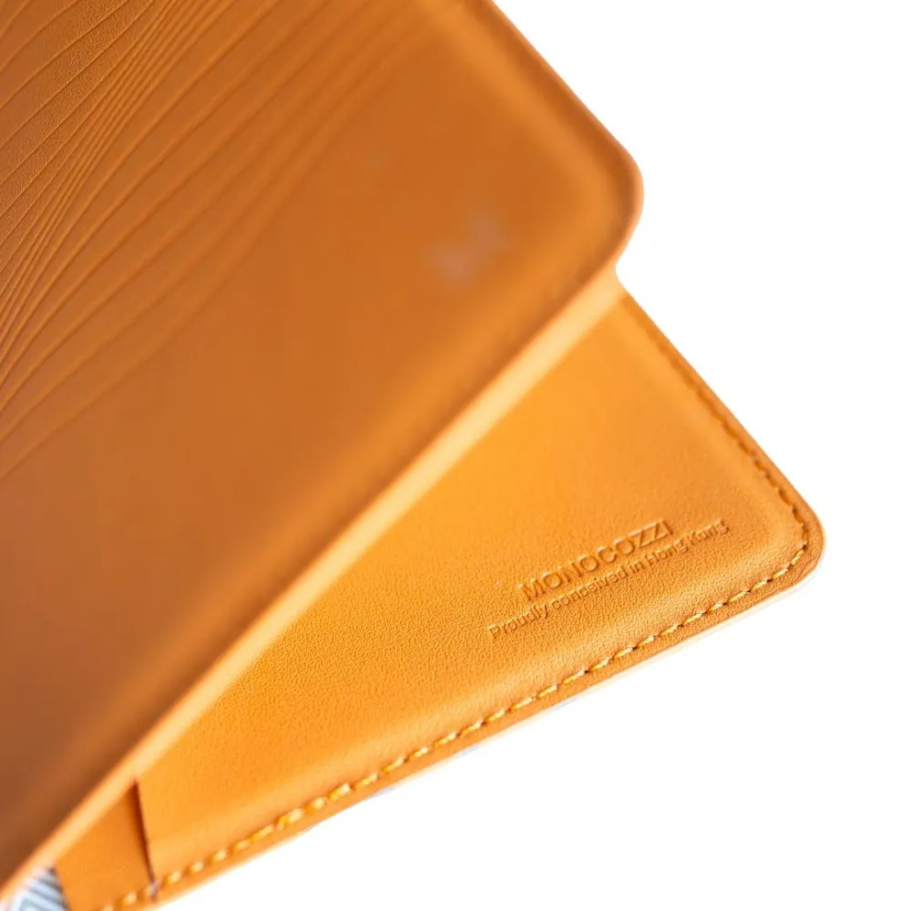 Monocozzi LUCID Refined | Biodegradable Leather Slim Passport Holder (with RFID)