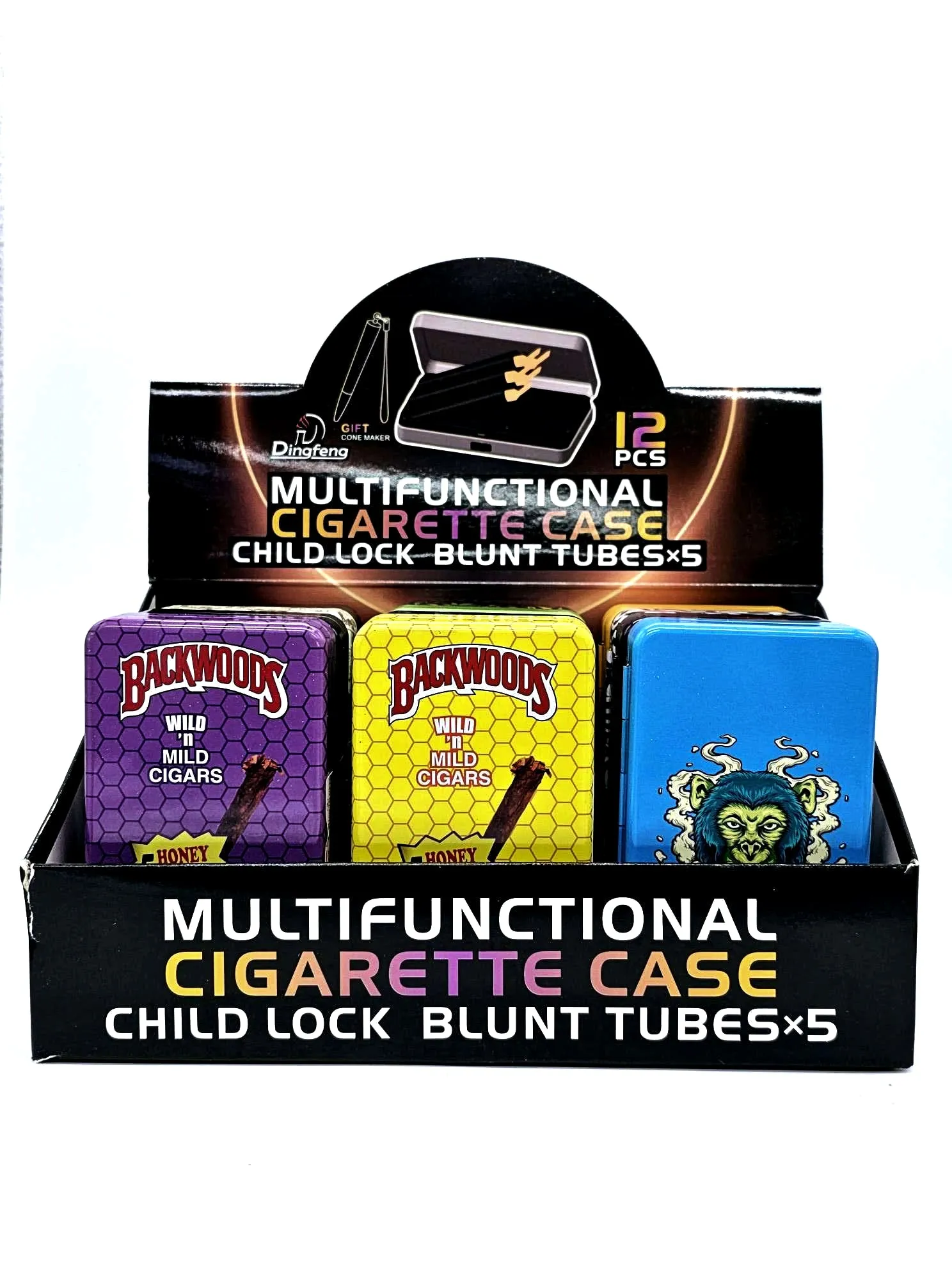 Multifunctional Cigarette Case 12pc