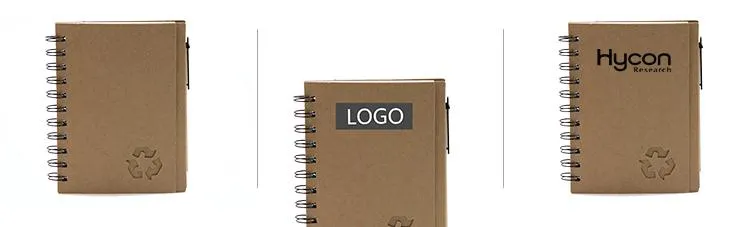 Multifunctional Notepad Set With Kraft Paper Cover