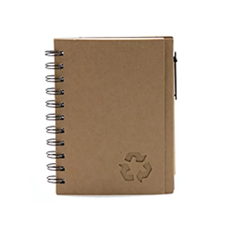 Multifunctional Notepad Set With Kraft Paper Cover
