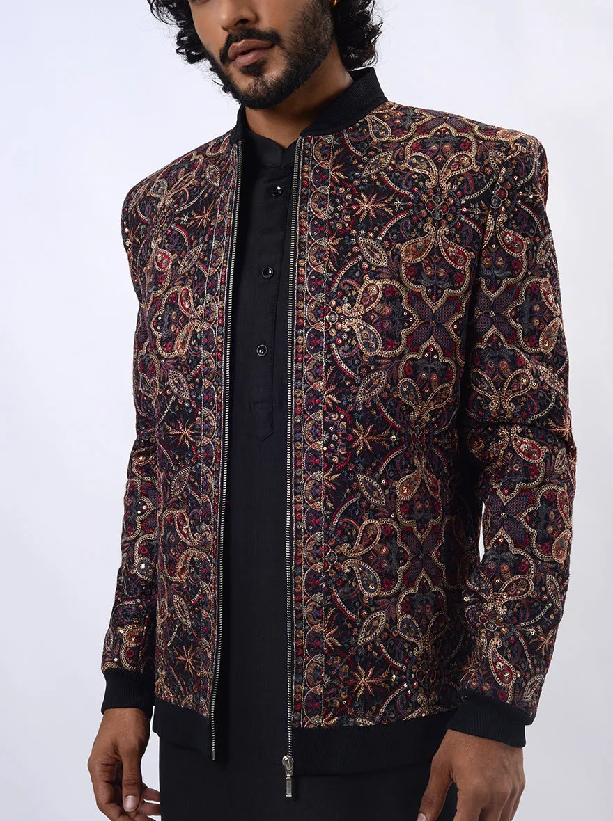 Navy Blue Indowestern | TULA