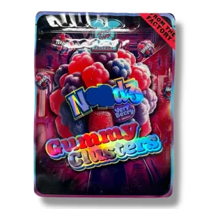 Ndz Very Berry Gummy Clusters Mylar Bag 1 Ounce