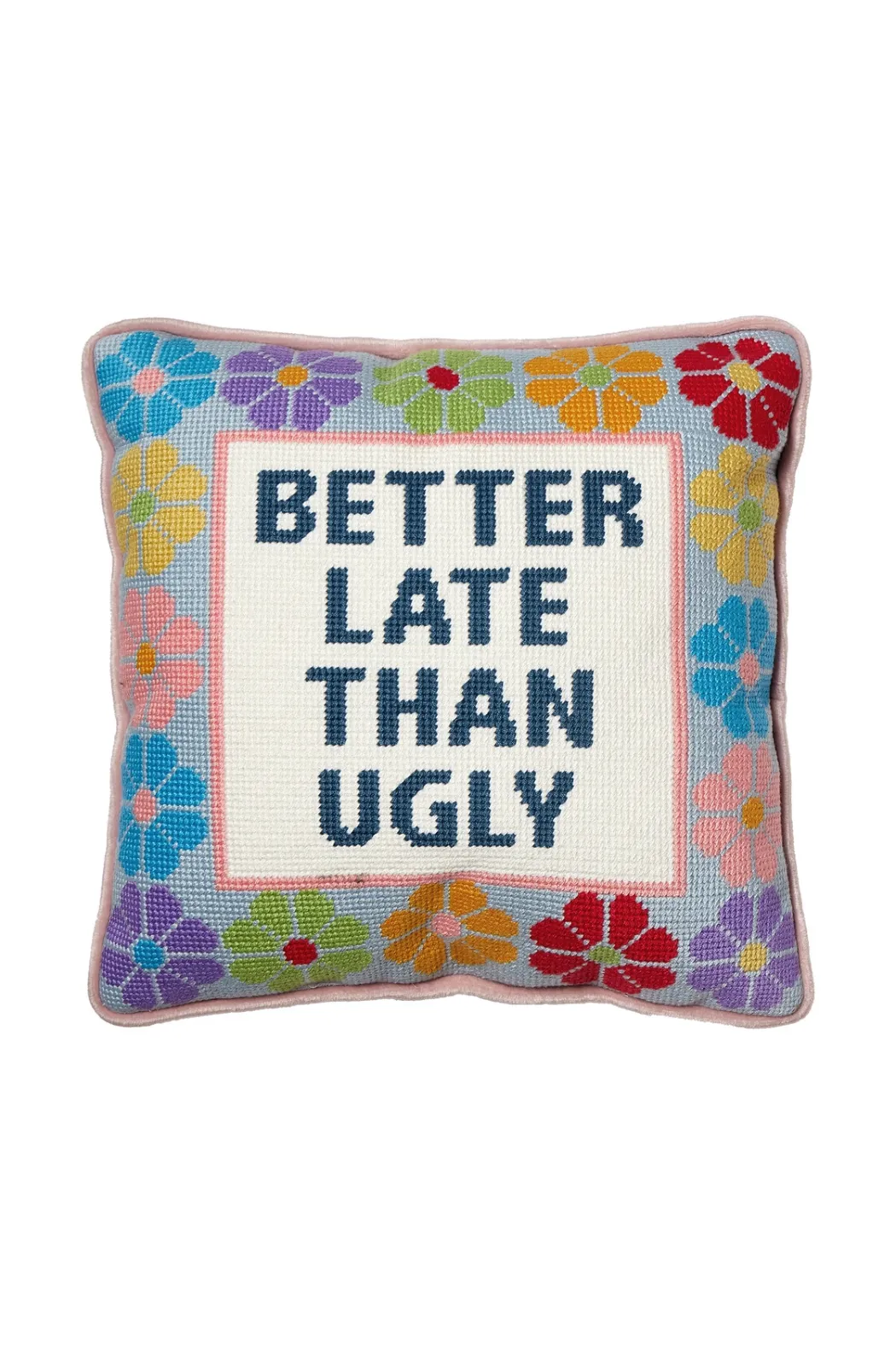 Needlepoint Style Pillow