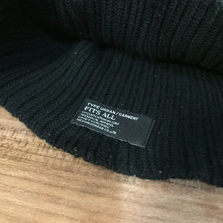 Neighborhood Knit Beanie Black