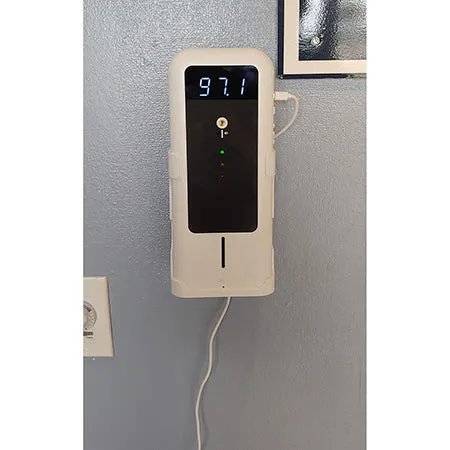 NEW Retails $425, Multifunction Temperature & Sanitizer Dispenser! Perfect for washing hands & dispensing soap, great hand wash station for business with voice broadcast!