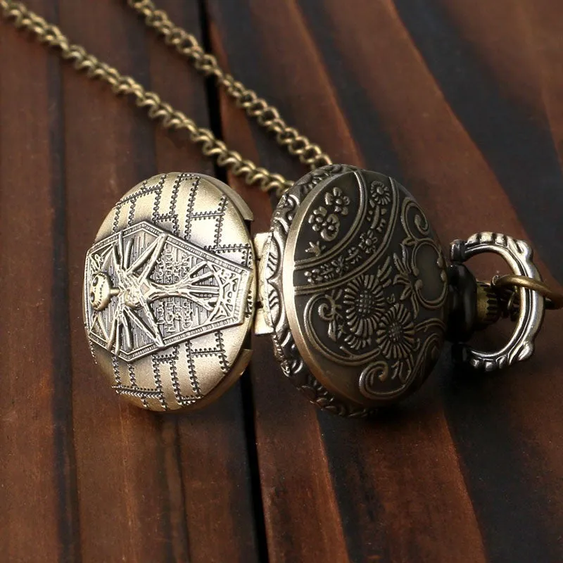 Nightmare Before Christmas Stainless Steel Pocket Watch