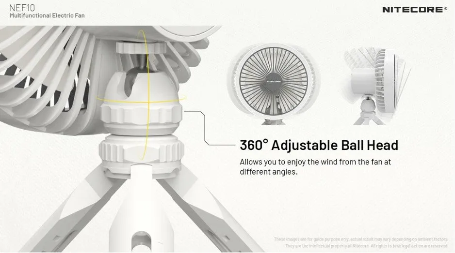Nitecore Multifunctional Electric Fan
