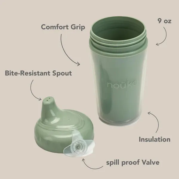Noüka Insulated Sippy Cup - Moss
