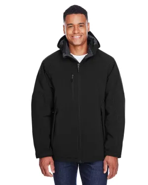 North End Glacier Mens Insulated Soft Shell Jacket With Detachable Hood