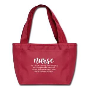 Nurse Description Lunch Bag