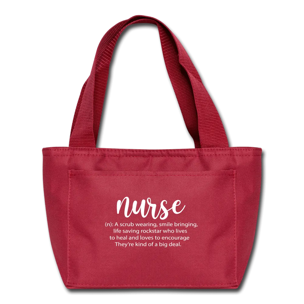 Nurse Description Lunch Bag