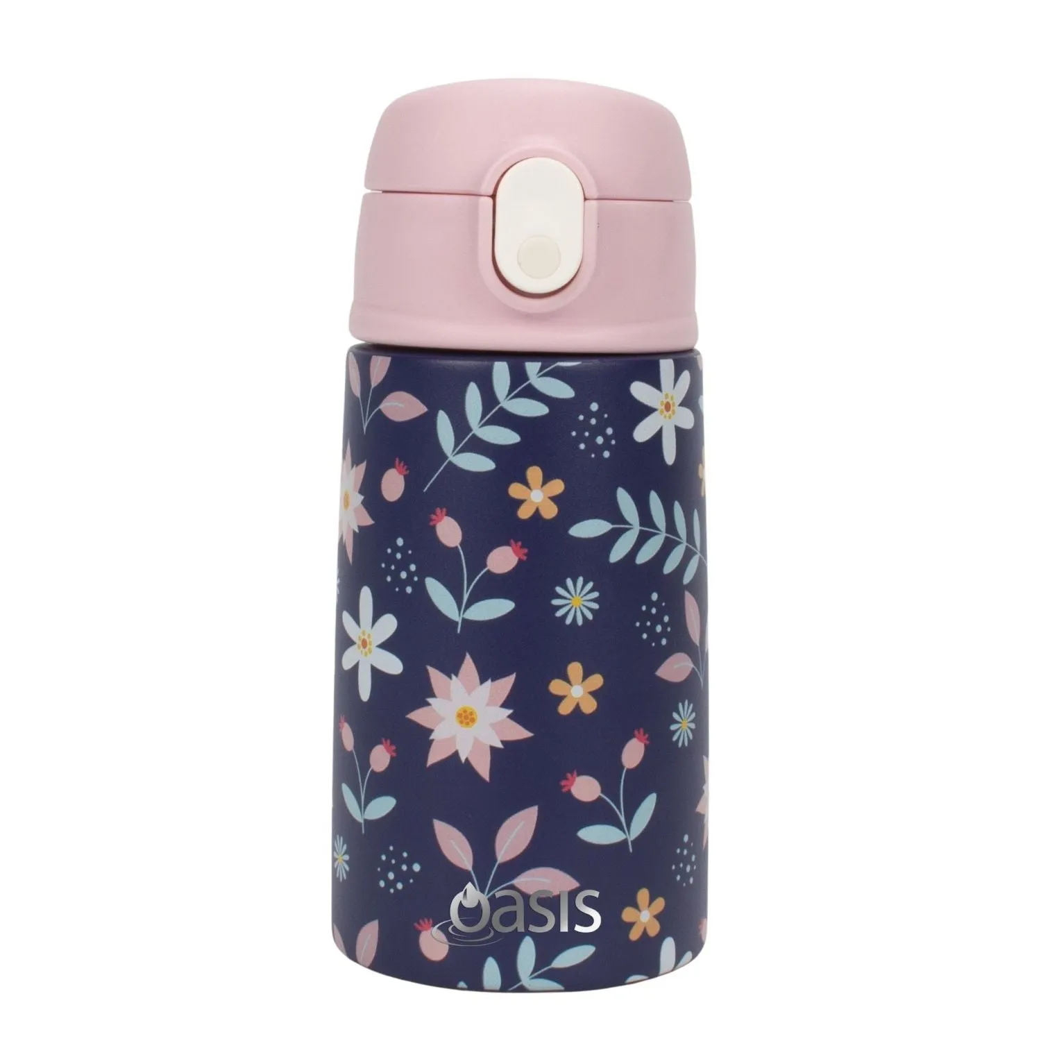 Oasis Kids Water Bottle with Sipper Silicone Straw 400ML