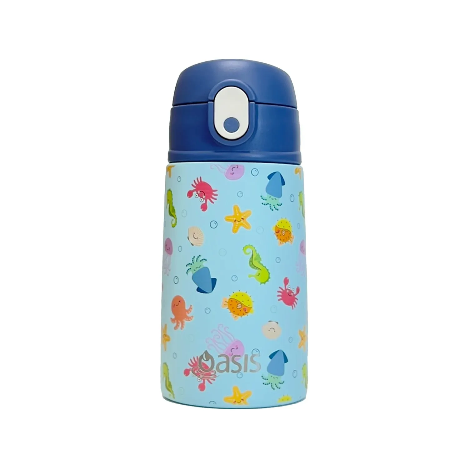 Oasis Kids Water Bottle with Sipper Silicone Straw 400ML