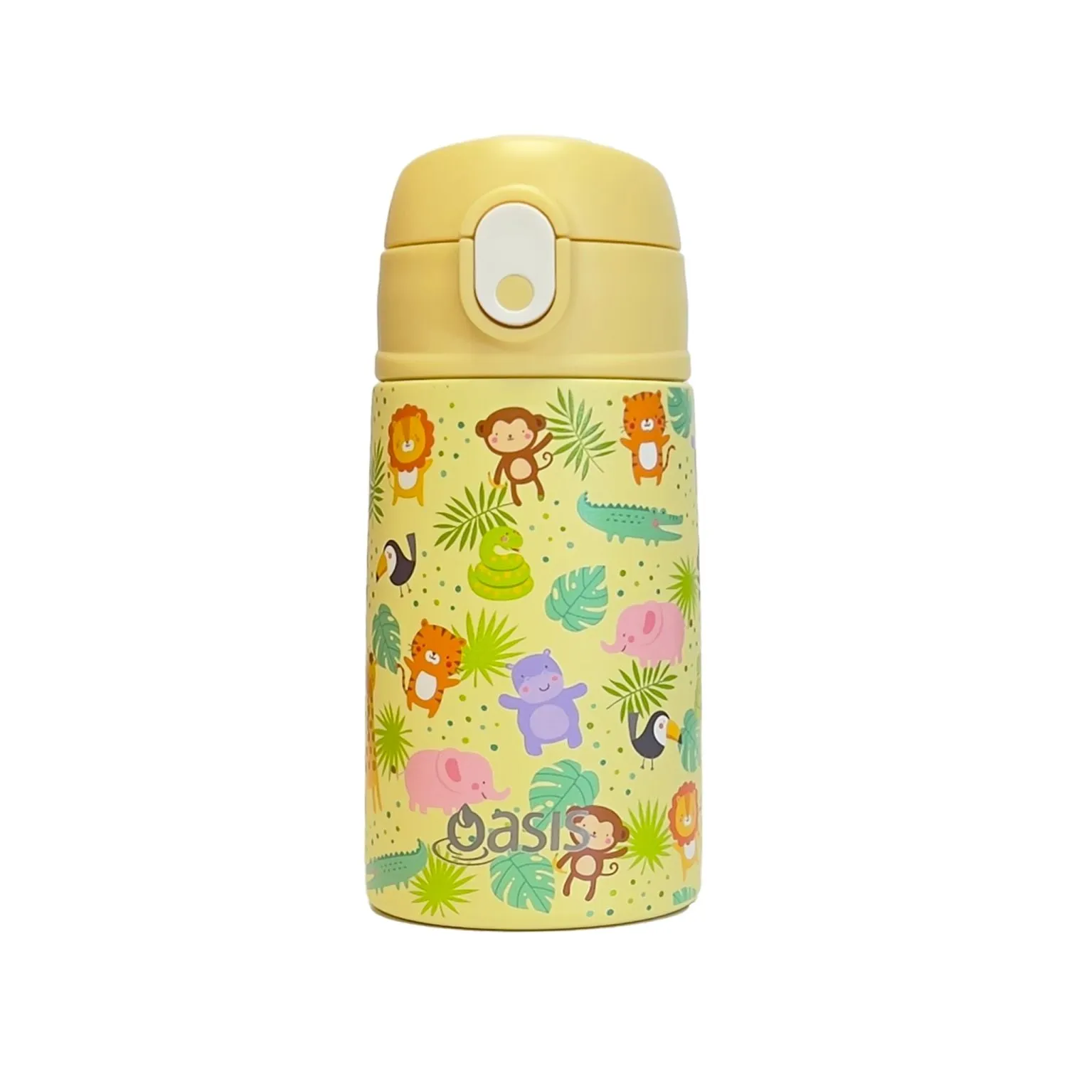 Oasis Kids Water Bottle with Sipper Silicone Straw 400ML