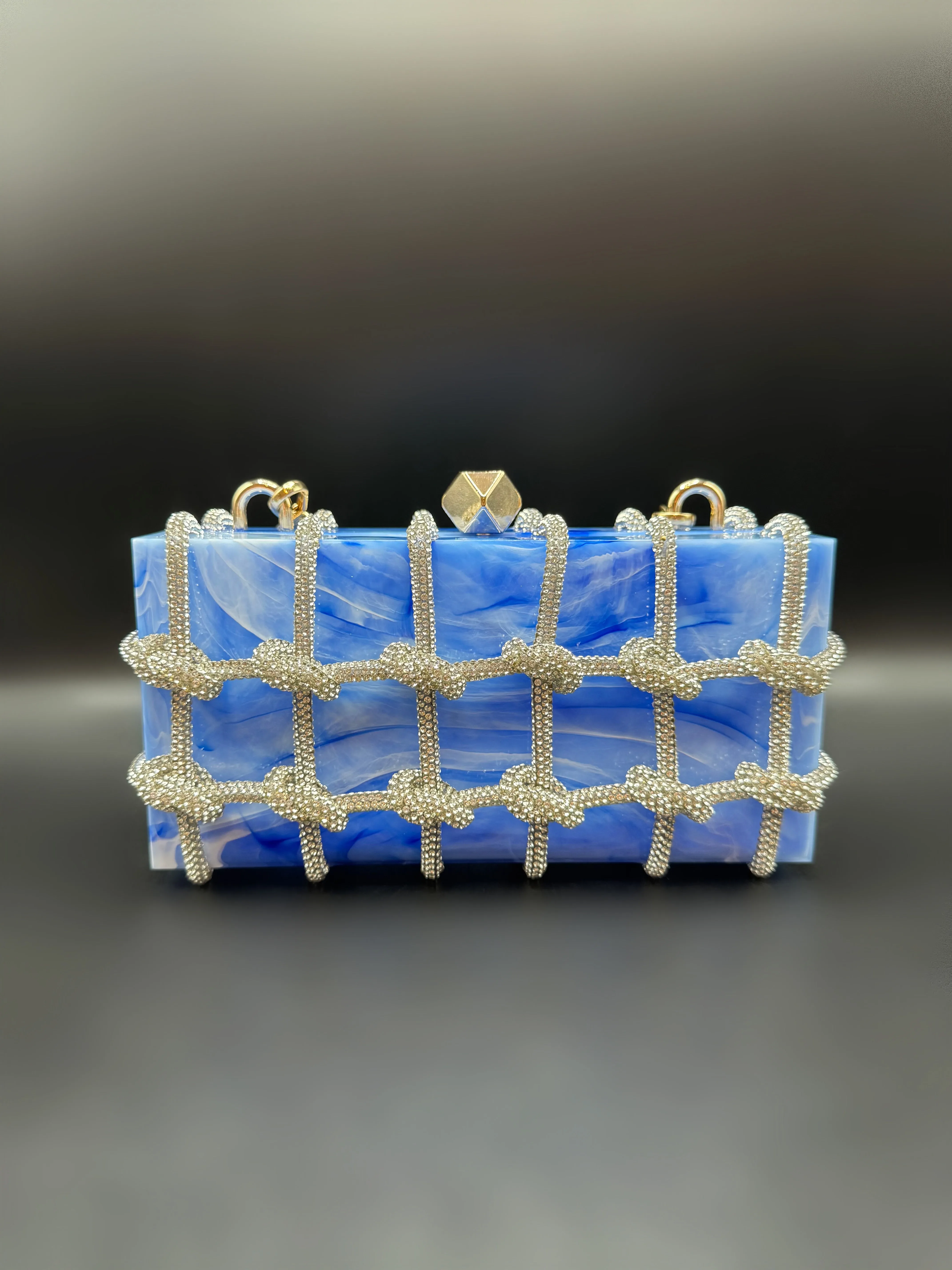 Ocean Blue Acrylic Roped